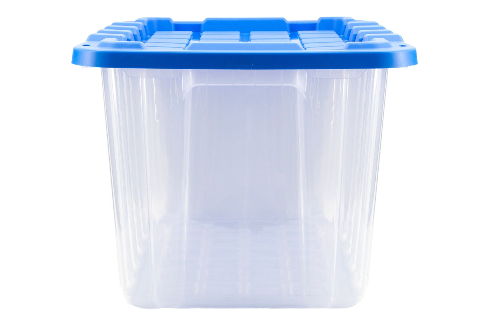 Clear Heavy-Duty Storage Tote with Snap-Lock Lid, 102-L X7N6 - product image 1