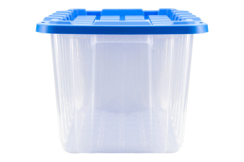 Clear Heavy-Duty Storage Tote with Snap-Lock Lid, 102-L R1Q3