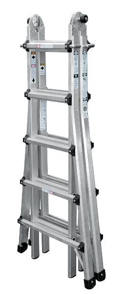 Grade 1A Aluminum Multi-Task Ladder, 21-ft, 300-lb H6K1