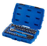 Mechanic's Tool Set with Case, Nickel-Plated, SAE/Metric, 62-pc M5S7 - product image 2