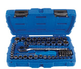 Mechanic's Tool Set with Case, Nickel-Plated, SAE/Metric, 62-pc A0X4 - product image 4