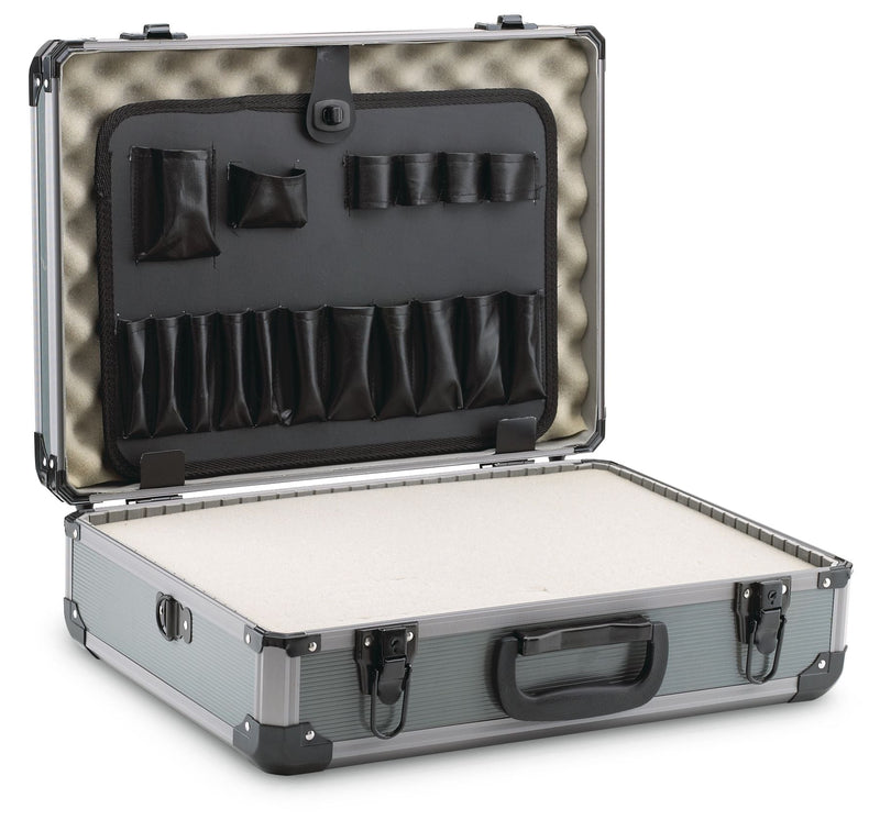 Portable Aluminum Case with Adjustable Strap, Lockable, 18-in J6B5