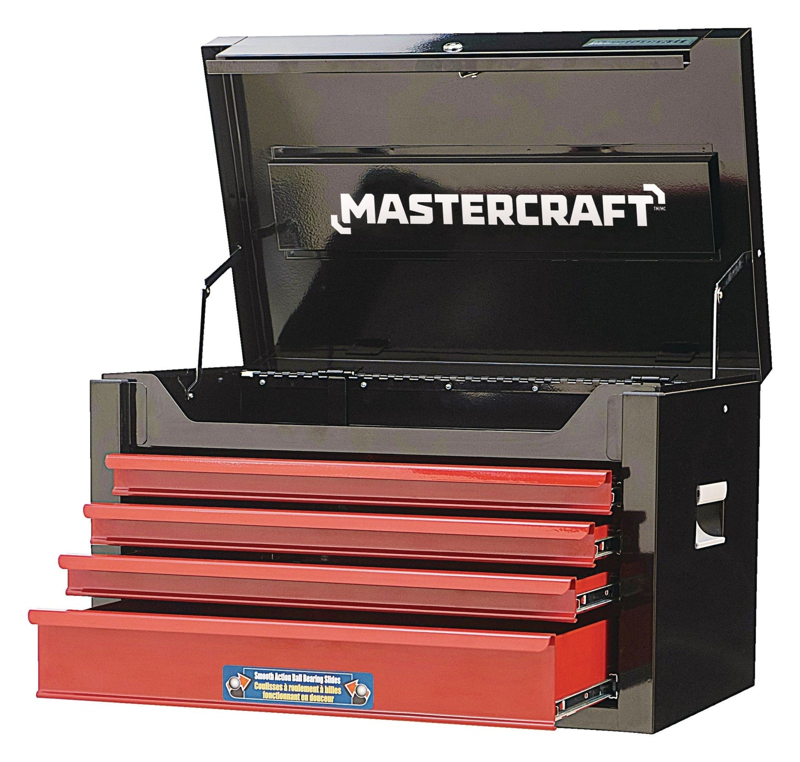 Tool Chest with 4 Drawers, Black & Red, 26-in A5Z1 - product image 1