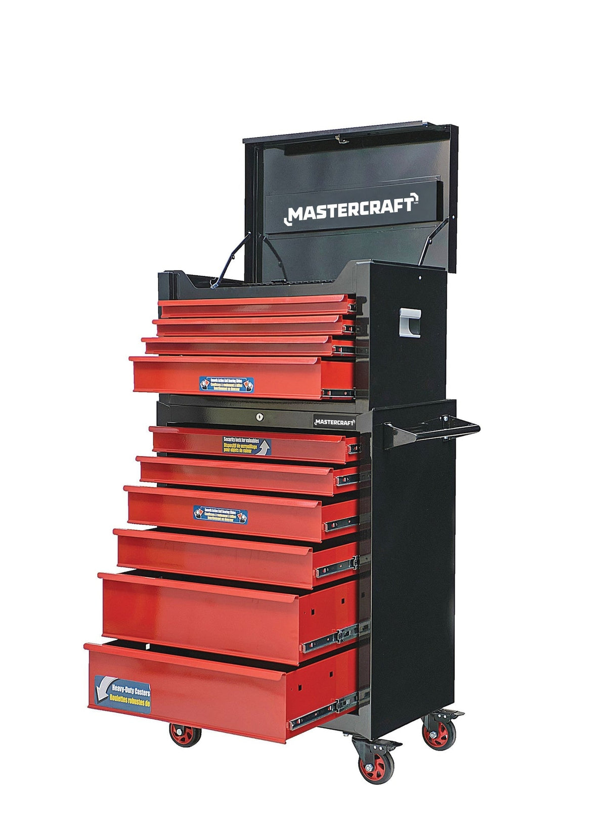 Tool Chest with 4 Drawers, Black & Red, 26-in A5Z1 - product image 2