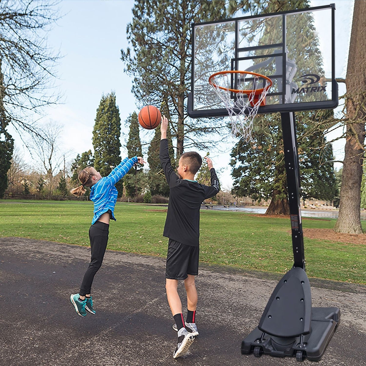 Portable Adjustable Basketball System, 54-in C7W0 - product image 3