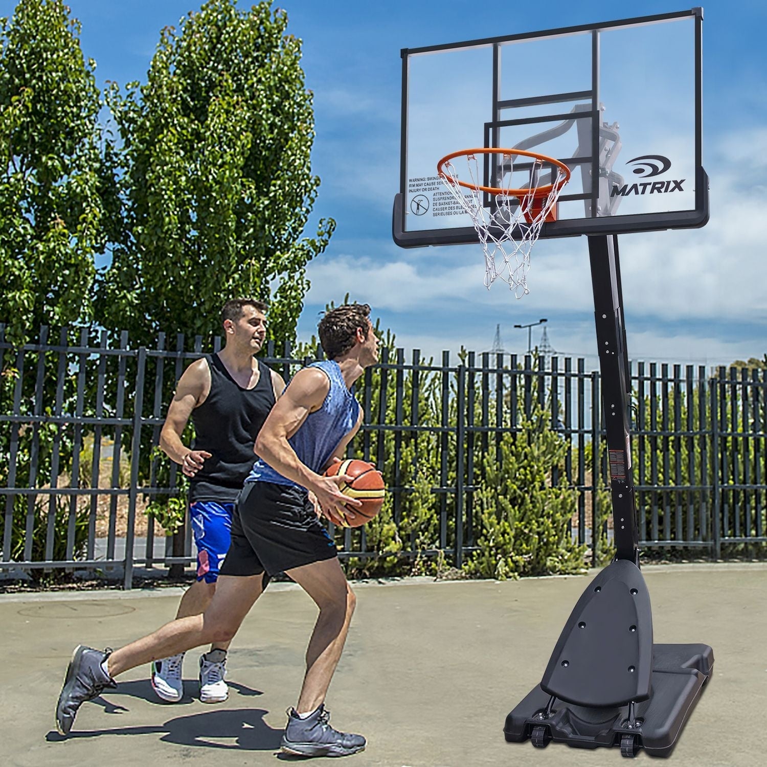 Portable Adjustable Basketball System, 54-in C7W0 - product image 5