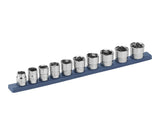 10 Piece 3/8" Drive Low Profile Socket Rail V2X2 - product image 2