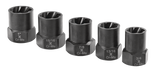 1/2-in Drive Impact Bolt & Nut Remover Set, 5-pc C4O9 - product image 1