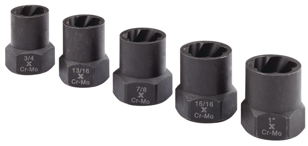 1/2-in Drive Impact Bolt & Nut Remover Set, 5-pc C4O9 - product image 2
