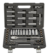 1/2-in Drive Professional Grade Socket Set, 45-pc, SAE/Metric, CRV, Nickel-Chrome Plating O3O0 - product image 1