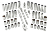 1/2-in Drive Professional Grade Socket Set, 45-pc, SAE/Metric, CRV, Nickel-Chrome Plating K1L6 - product image 6