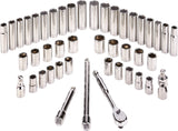 1/2-in Drive Professional Grade Socket Set, 45-pc, SAE/Metric, CRV, Nickel-Chrome Plating K1L6 - product image 7