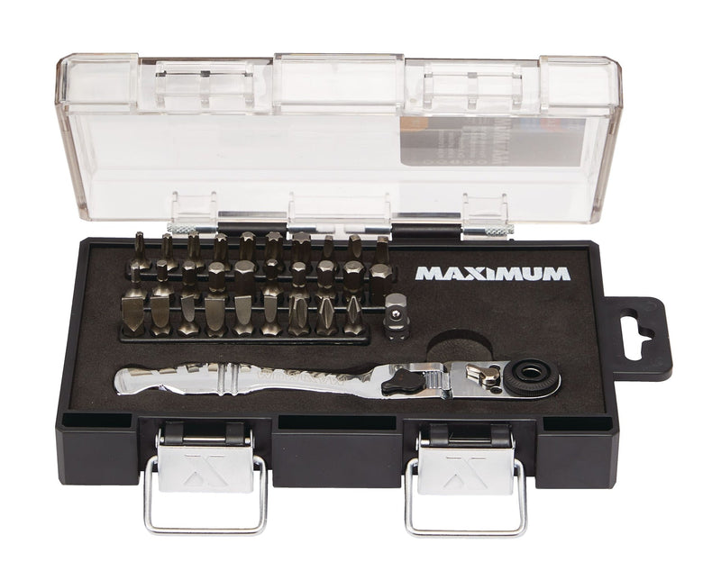1/4-in Drive Ratchet & Bit Set, 31-pc, SAE/Metric I0C9