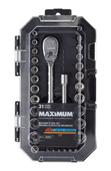 31 Piece 1/4" Drive Metric Socket Set B5N2 - product image 2
