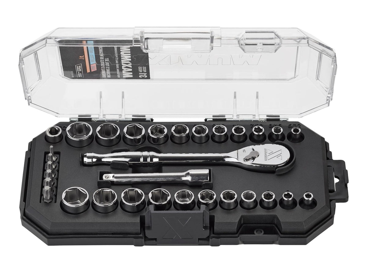 31 Piece 1/4" Drive Metric Socket Set B5N2 - product image 4