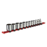 3/8-in Drive Regular Socket Set 12-pc, SAE, CRV, Nickel-Chrome Plating W6X5 - product image 1