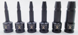 6 Piece 1/2" Drive Impact Screw Extractor Rail D6C5 - product image 6