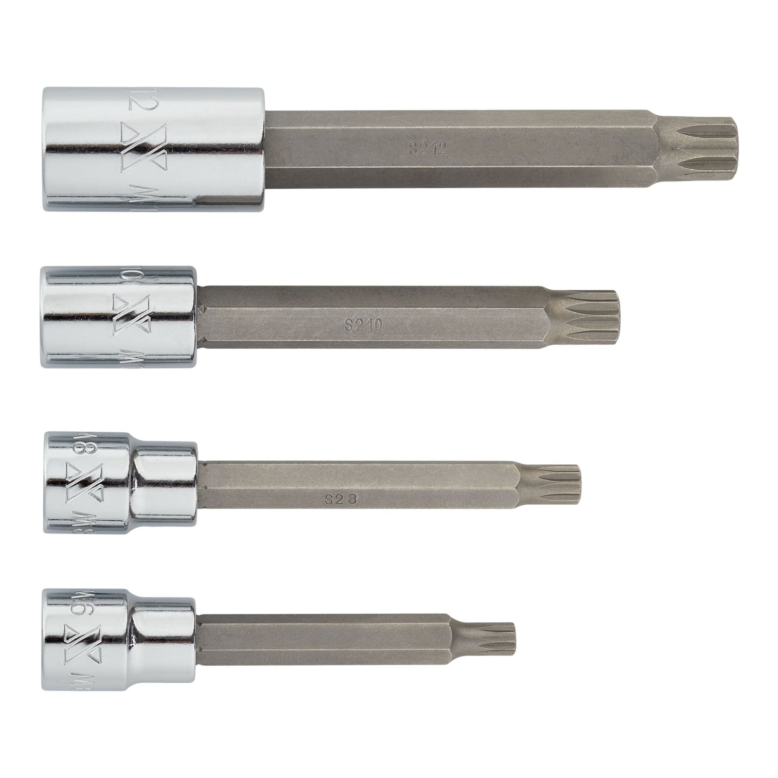 Extra Long Shank Triple Square Bit Socket Set, 4-pc X3Y8 - product image 4