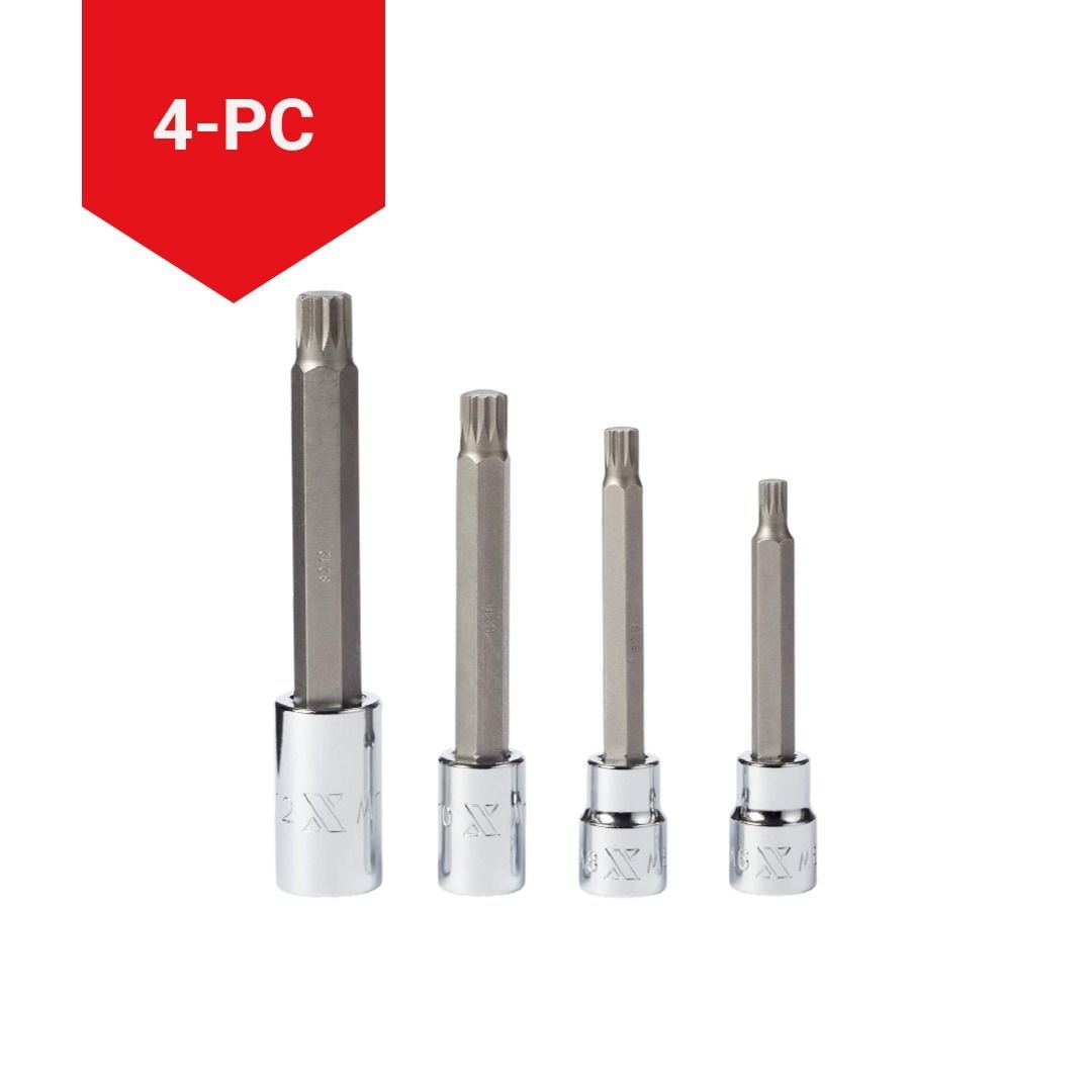 Extra Long Shank Triple Square Bit Socket Set, 4-pc X3Y8 - product image 7