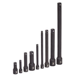 Impact Extension Bar Set, 9-pc, SAE/Metric, CRMO N3I9 - product image 2