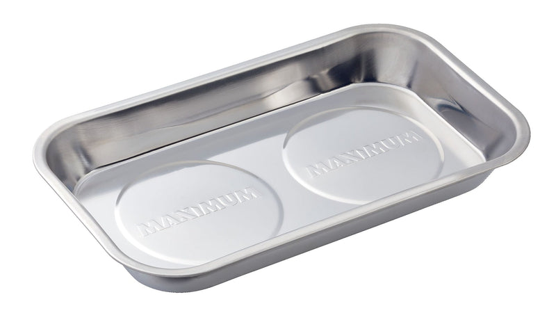 Magnetic Tool Rectangle Tray/Holder, Stainless Steel U9G4