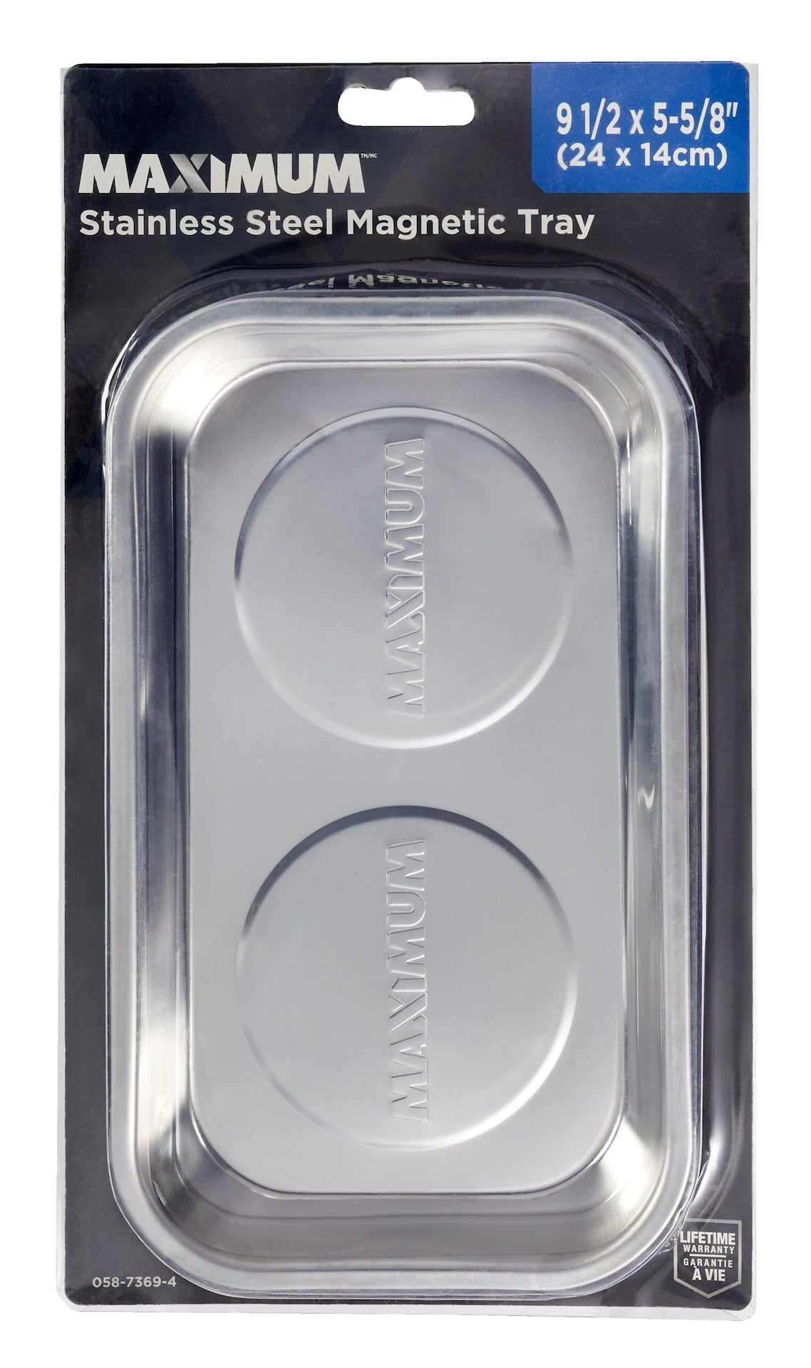 Magnetic Tool Rectangle Tray/Holder, Stainless Steel U9G4 - product image 2