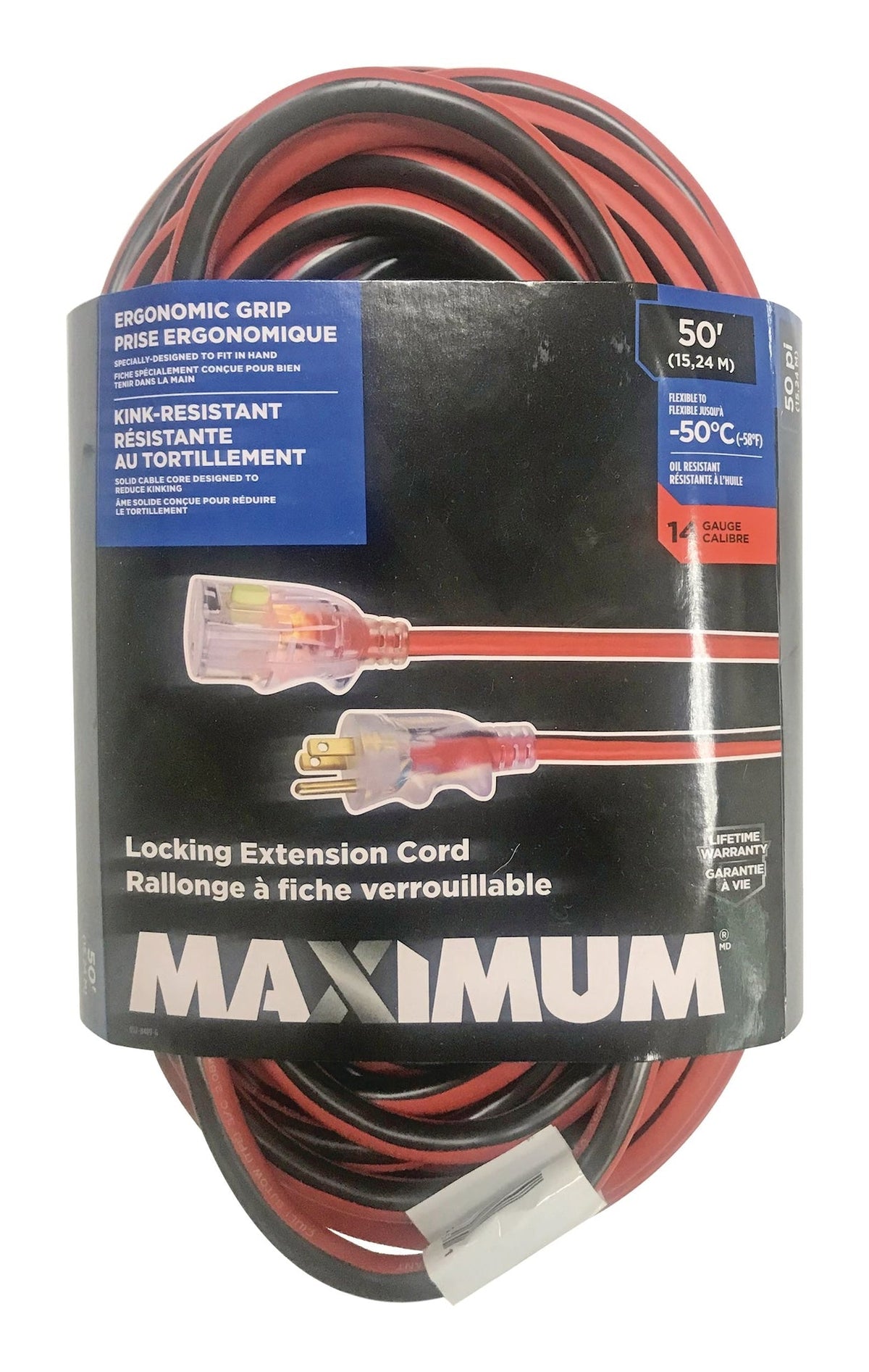 Outdoor Extension Cord with Power Indicator Light, 50-ft Z1C2 - product image 1