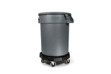 Universal Commercial Heavy-Duty Resin Garbage Can Dolly, Black N3S9 - product image 4