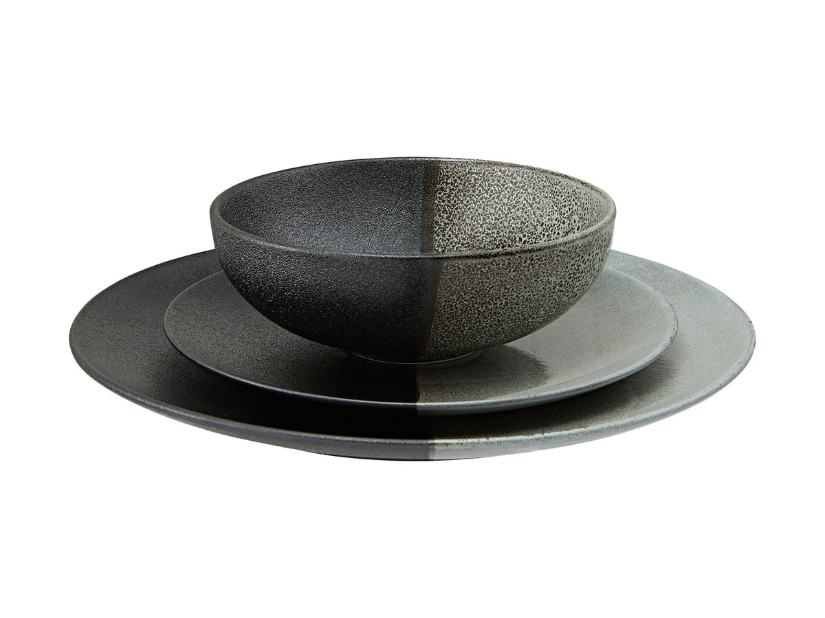 & Williams Umi Porcelain Dinnerware Set, Serves 4, 12-pc, 2-Tone Reactive Glaze R1L7 - product image 1