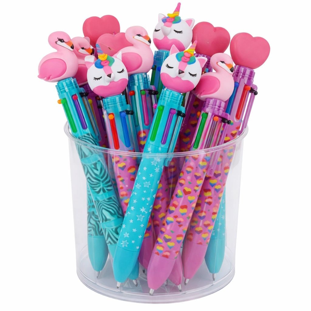 Pen With Fun Toppers, Assorted Colours O8W1 - product image 2