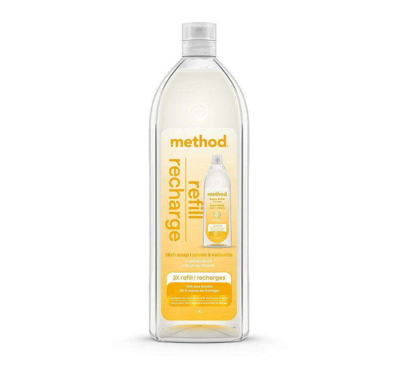 Super Shine Liquid Gel Dish Soap 3x Refill, Various Scents, 1.4-L N5V5