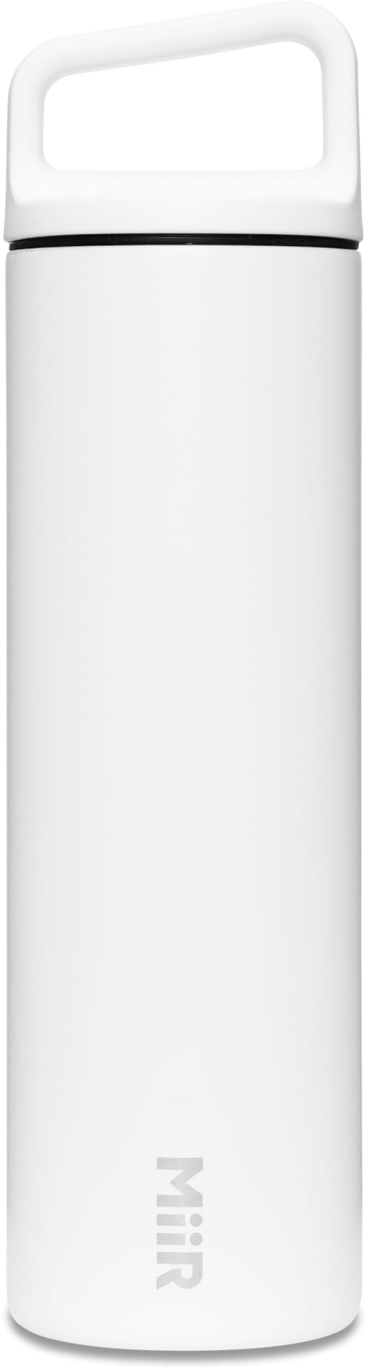 Wide Mouth Stainless Steel Insulated Travel Water Bottle, White, 20-oz L6S1