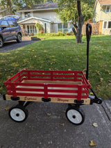 Industries Express Kids' Convertible Wooden Wagon Sleigh/Sled For All Seasons, Ages 3+ R7S6 - product image 3