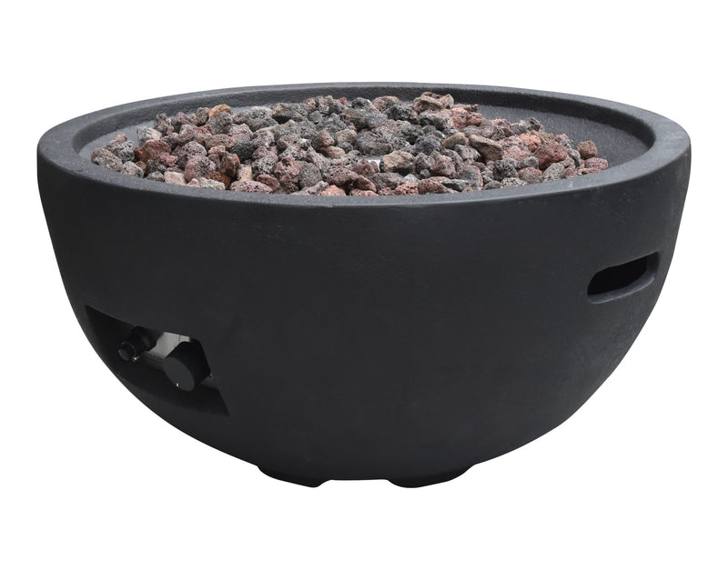 Jefferson Outdoor Gas-Fueled Fire Bowl with PVC Cover, 40,000 BTUs, 26 x 26 x 13-in N5G2