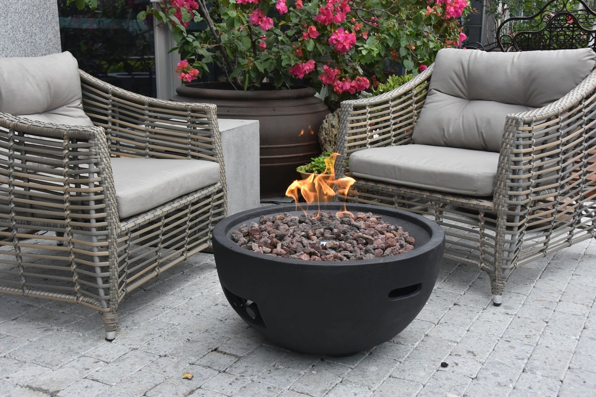 Jefferson Outdoor Gas-Fueled Fire Bowl with PVC Cover, 40,000 BTUs, 26 x 26 x 13-in N5G2 - product image 3