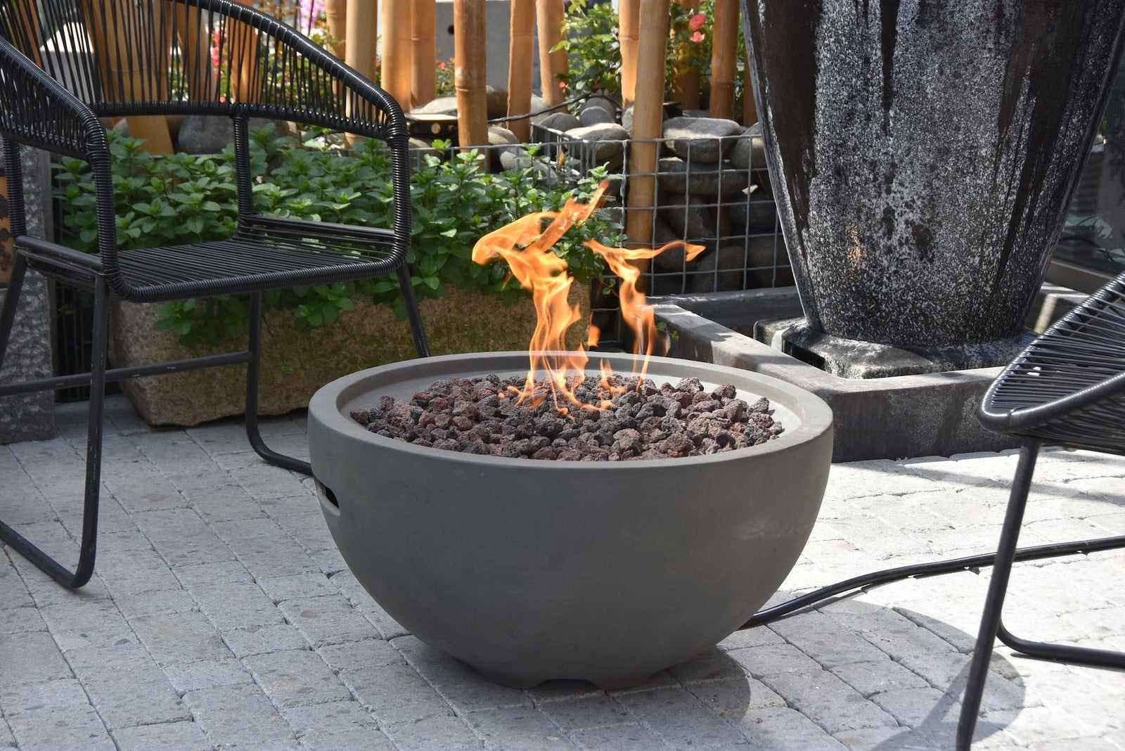 Nantucket Outdoor Gas-Fueled Fire Bowl, 40,000 BTUs, 27 x 27 x 14-in C5Y4 - product image 2