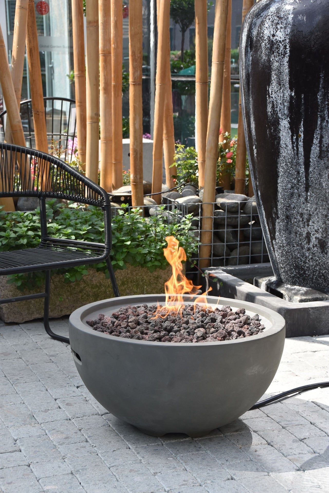 Nantucket Outdoor Gas-Fueled Fire Bowl, 40,000 BTUs, 27 x 27 x 14-in C5Y4 - product image 3