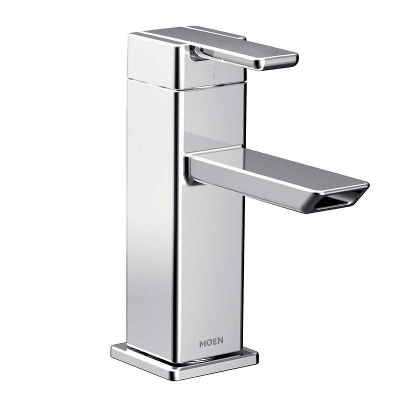 90-Degree 1-Handle Modern Lavatory Faucet, Chrome R0L0