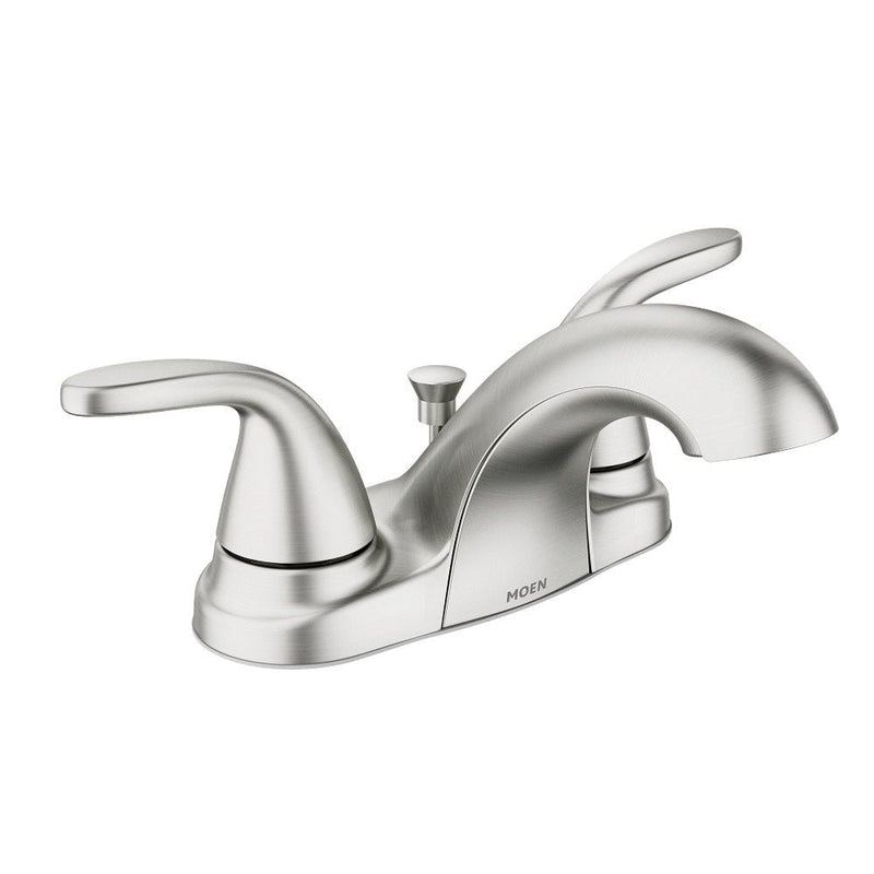 Adler Double Handle Bathroom Faucet, Spot Resist Brushed Nickel S5X0