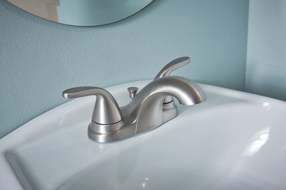 Adler Double Handle Bathroom Faucet, Spot Resist Brushed Nickel S5X0 - product image 3