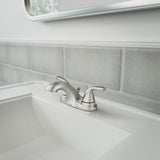 Adler Double Handle Bathroom Faucet, Spot Resist Brushed Nickel S5X0 - product image 4