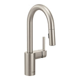 Align Single Handle High Arc Pull Down Sprayer Kitchen Faucet, Stainless Steel A9Y1 - product image 2