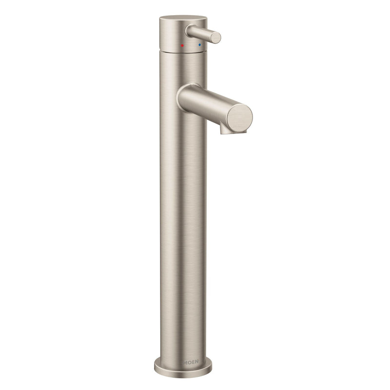 Align Single Handle High Arc Single Hole Bathroom Sink Faucet, WaterSense Certified, Brushed Nickel H6L2