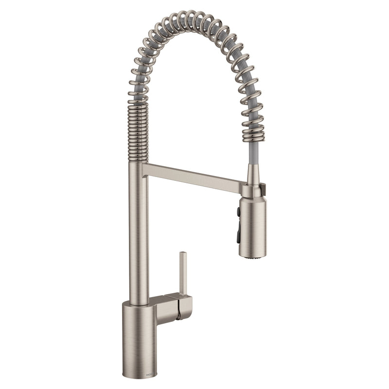 Align Single Handle Pre-Rinse Pull Down Spot-Resist Kitchen Faucet, Stainless Steel J2G8