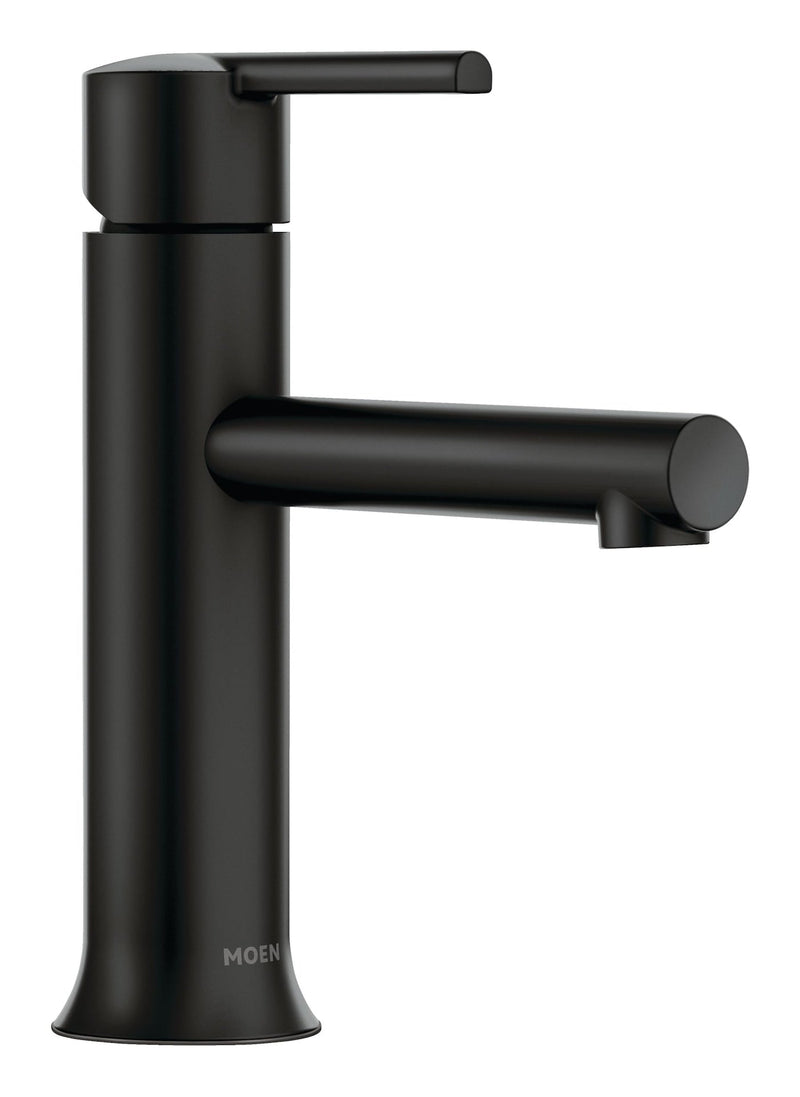 Arlys Single Handle Bathroom Faucet, Matte Black D6A0