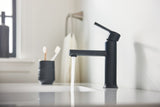 Arlys Single Handle Bathroom Faucet, Matte Black G5V2 - product image 4