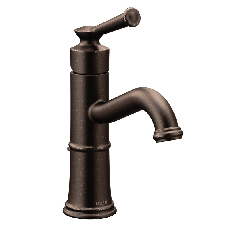 Belfield Single Handle High Arc Single Hole Bathroom Sink Faucet, WaterSense Certified, Oil Rubbed Bronze Q1O6