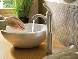 Eva Single Handle High Arc Single Hole Bathroom Sink Faucet, WaterSense Certified, Chrome H7Z7 - product image 4