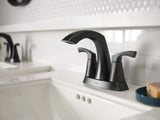 Lindor Double Handle Bathroom Faucet, Meets EPA WaterSense Criteria, Matte Black K2V5 - product image 3