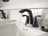 Lindor Double Handle Bathroom Faucet, Meets EPA WaterSense Criteria, Matte Black W2R7 - product image 4